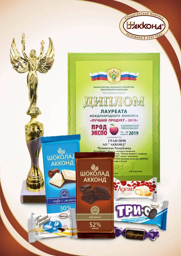 Диплом лауреата конкурса «Лучший продукт» и ГРАН-ПРИ